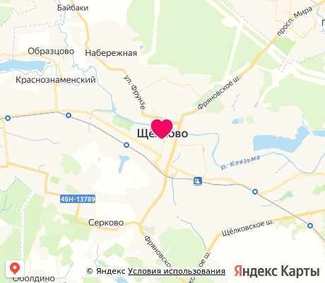 На карте