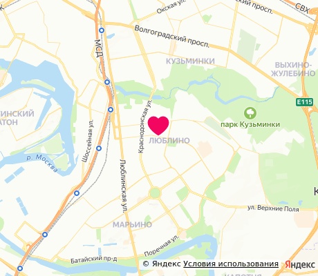 На карте