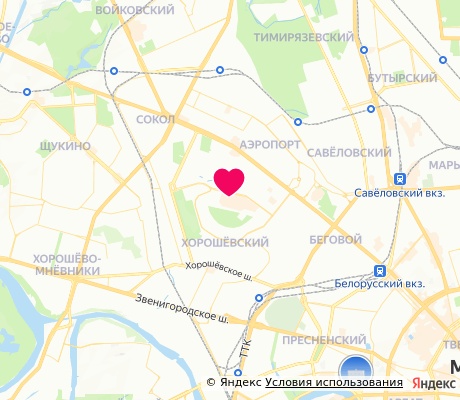 На карте