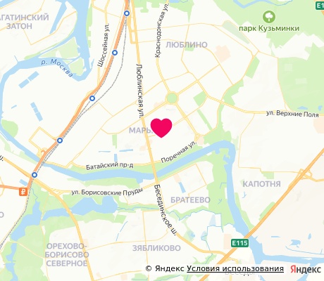 На карте