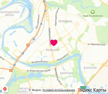 На карте