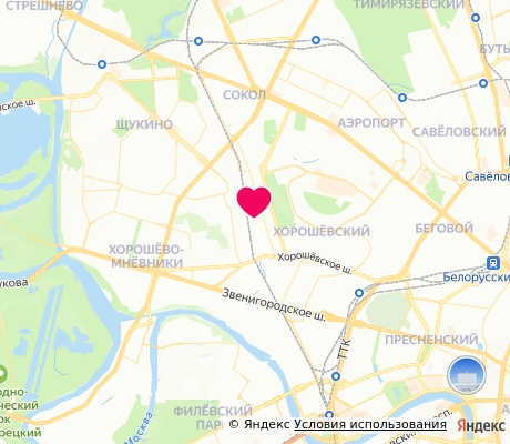 На карте
