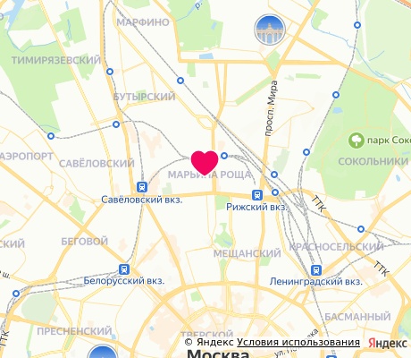 На карте