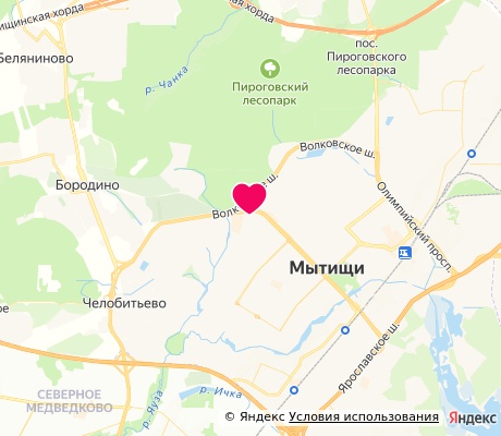 На карте