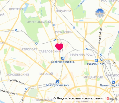На карте
