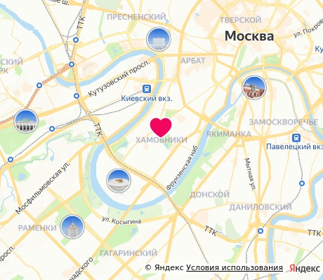 На карте