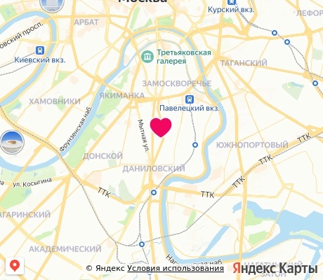 На карте