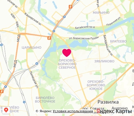 На карте
