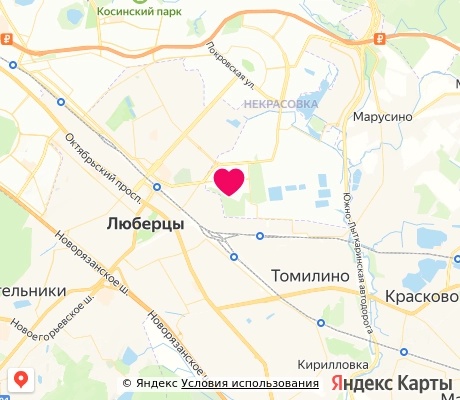 На карте