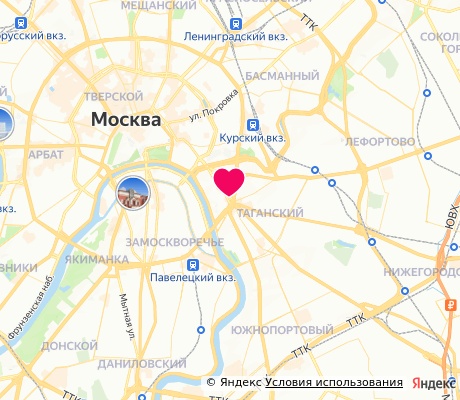 На карте
