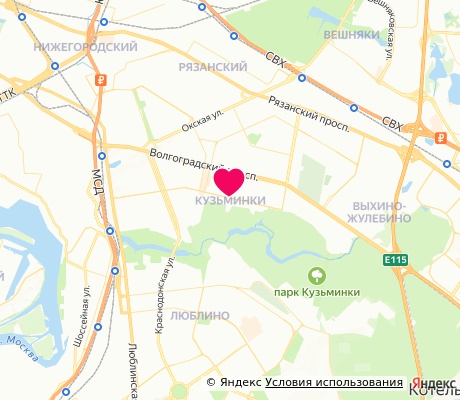 На карте