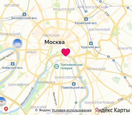 На карте