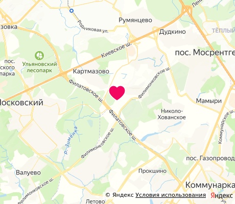 На карте