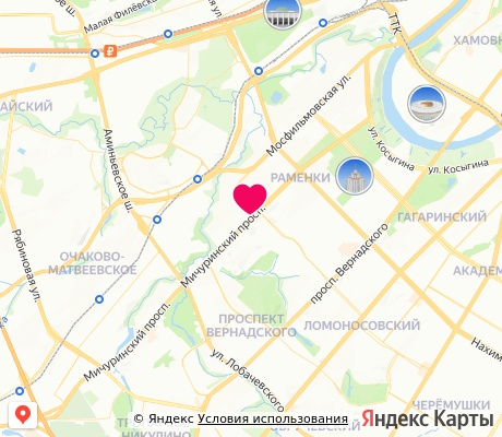 На карте