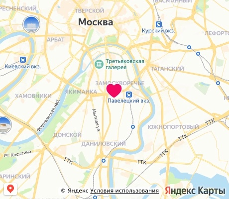 На карте
