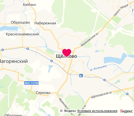 На карте