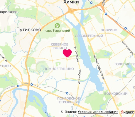 На карте