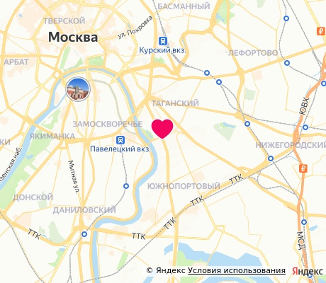 На карте