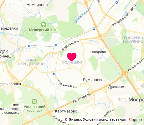 На карте