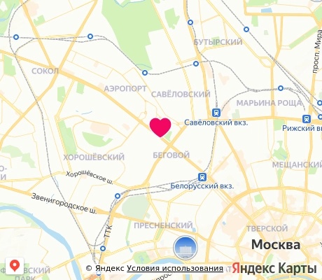 На карте