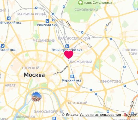 На карте