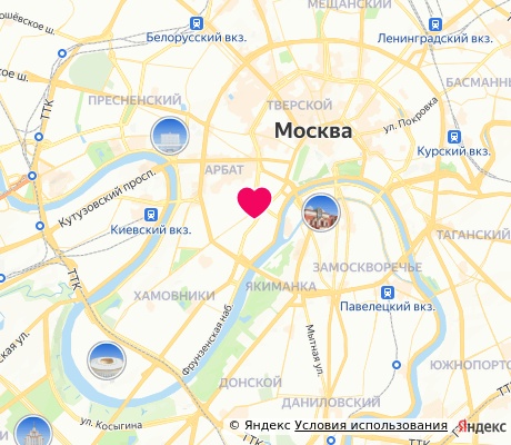 На карте
