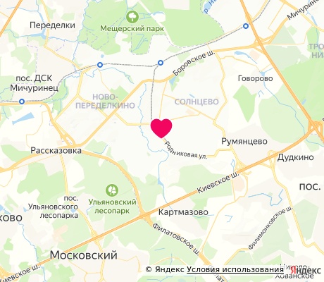 На карте
