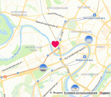 На карте