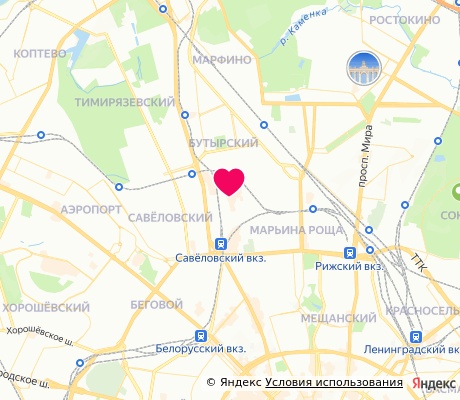 На карте
