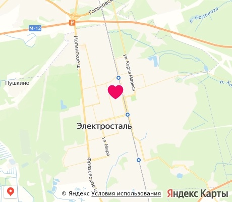 На карте