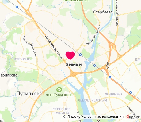 На карте