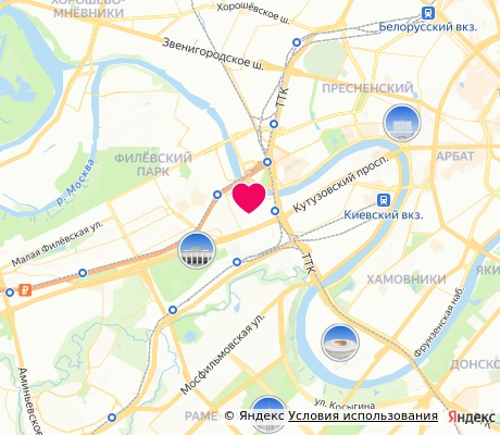 На карте