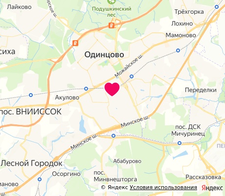 На карте
