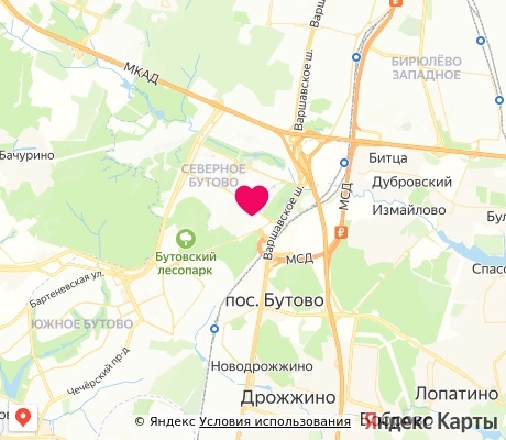 На карте