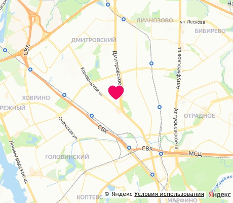 На карте