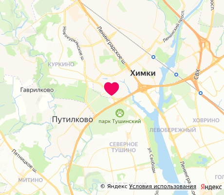 На карте