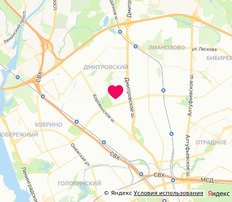 На карте