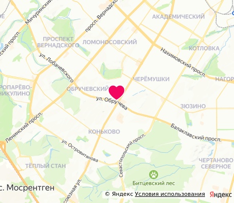 На карте