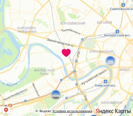 На карте