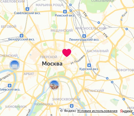 На карте