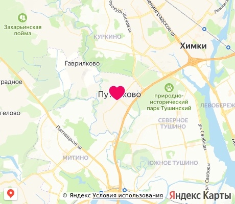 На карте