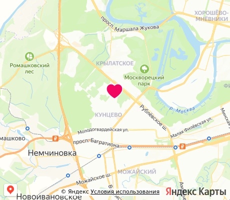 На карте