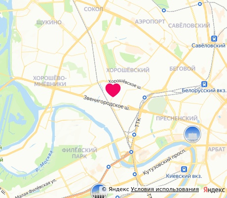 На карте