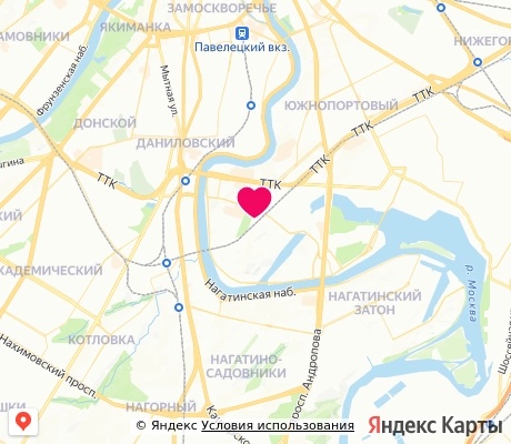 На карте