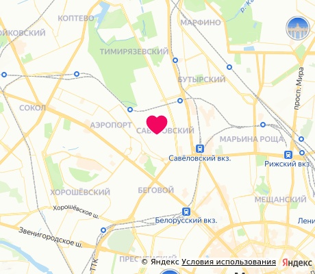 На карте