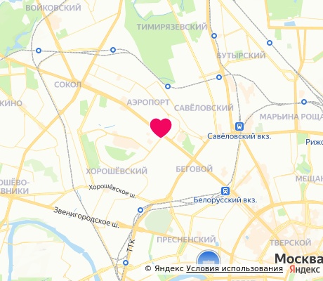 На карте