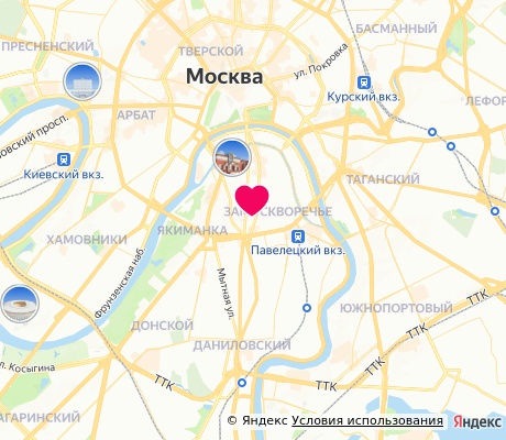 На карте