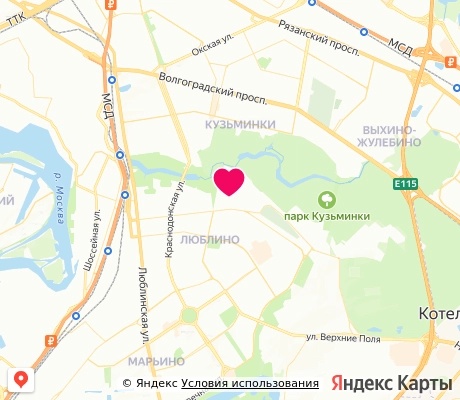 На карте
