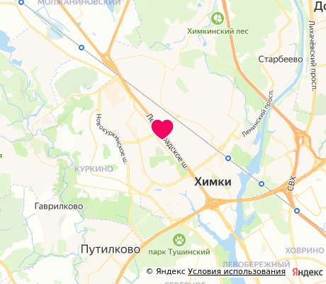 На карте