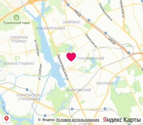 На карте